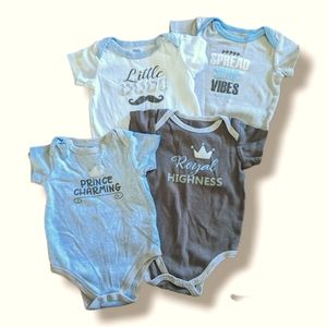 Pack of 4 Luvable Friends onesies size 24 months